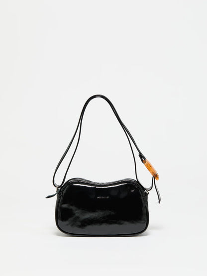 PATENT LEATHER BOWLING BAG 1956.1