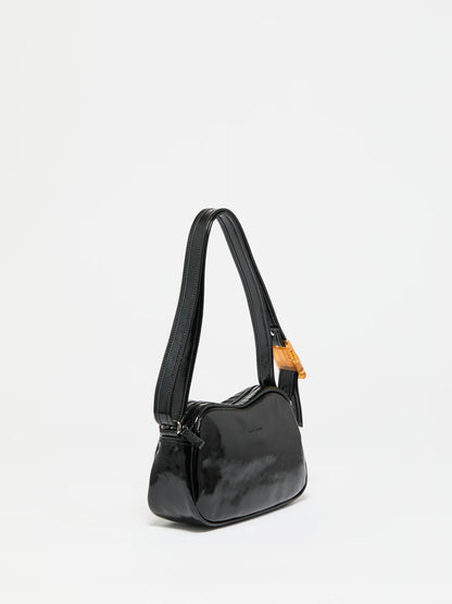 PATENT LEATHER BOWLING BAG 1956.1