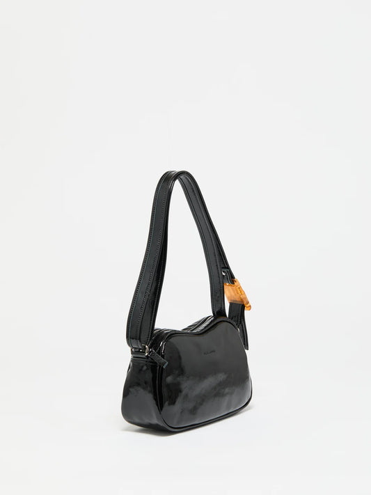 PATENT LEATHER BOWLING BAG 1956.1