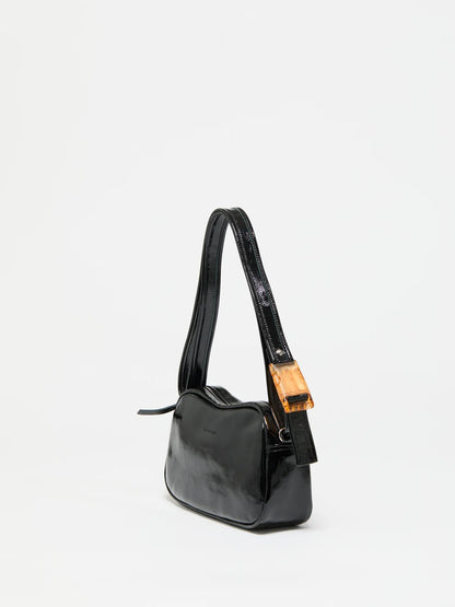 PATENT LEATHER BOWLING BAG 1956.1