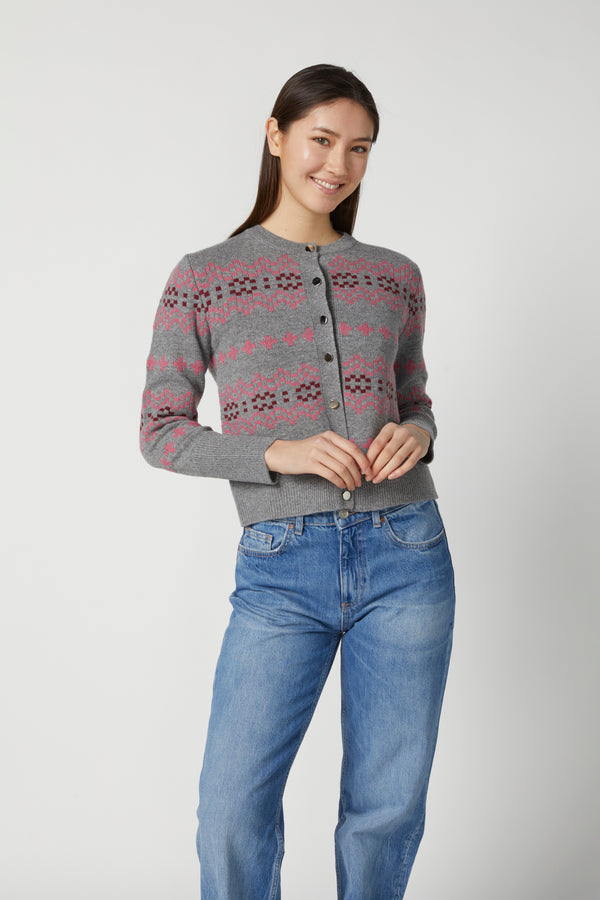 FAIR ISLE CARDIGAN KB7099