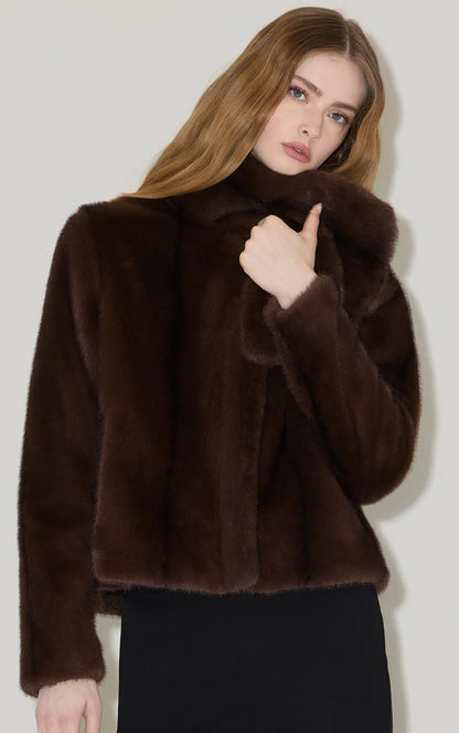 KENDELL BOXY JACKET W/ SCARF
