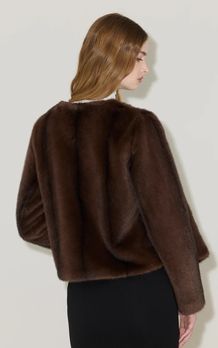 KENDELL BOXY JACKET W/ SCARF