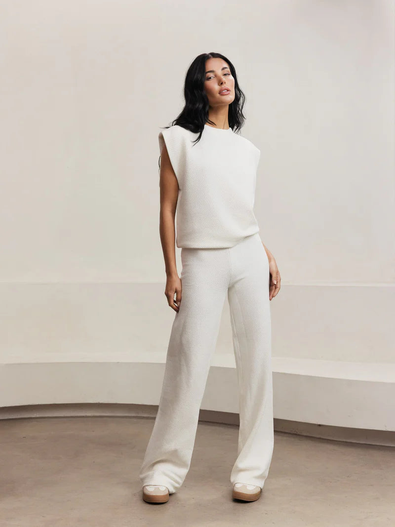 MOON PADDED SHOULDER TOP  LA1700