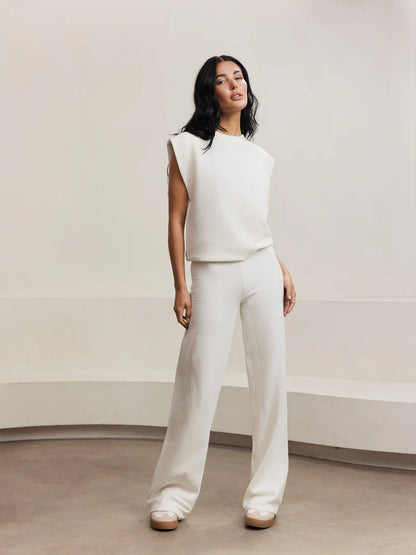 MOON PADDED SHOULDER TOP  LA1700