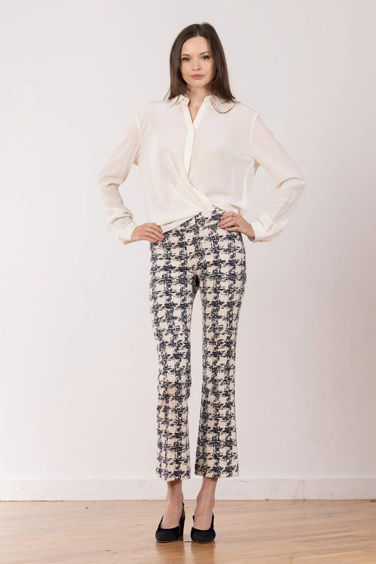LEO BOUCLE HOUNDSTOOTH F1753