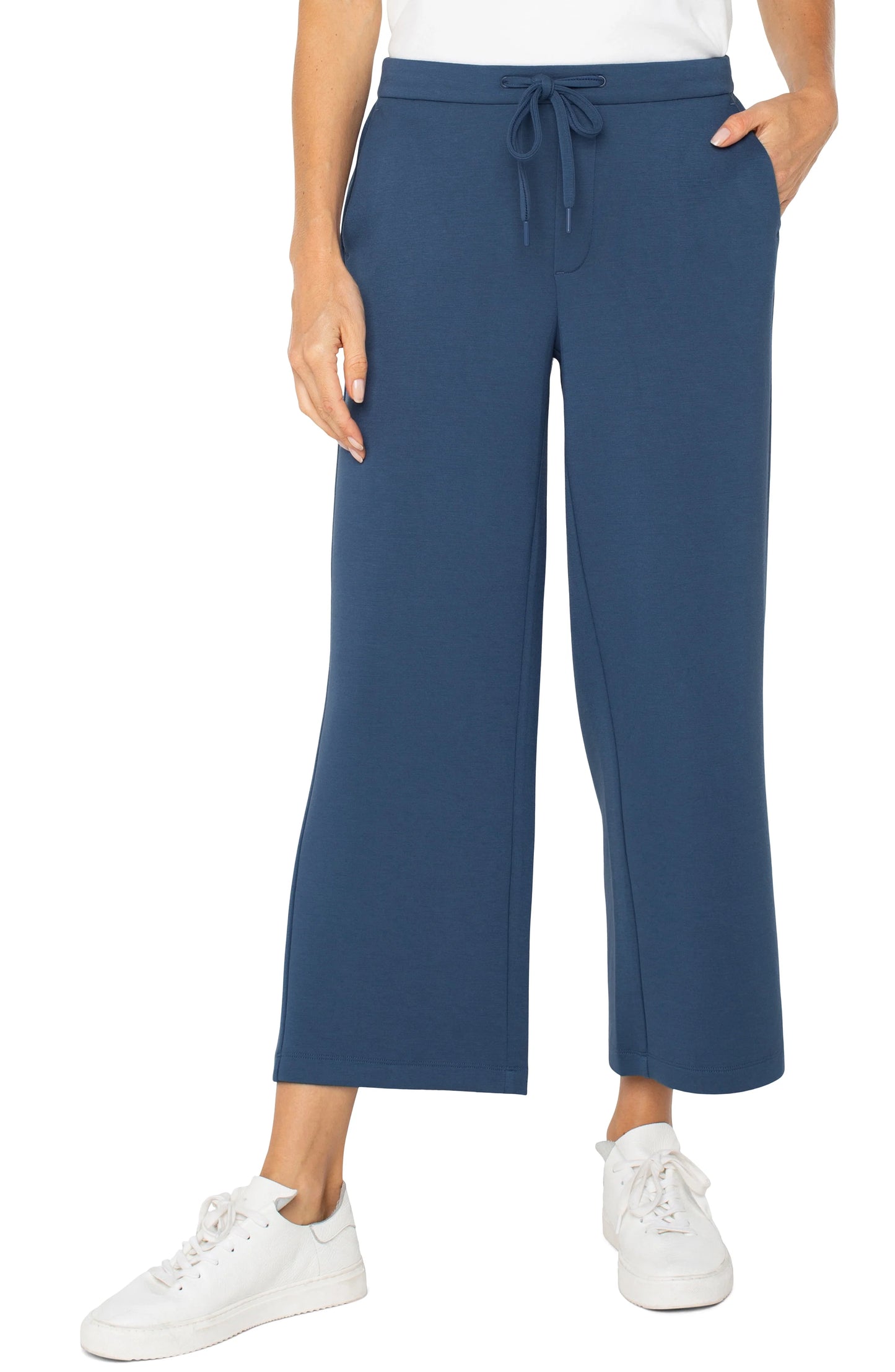 PULL ON WIDE LEG CROP TROUSER LM4582C9