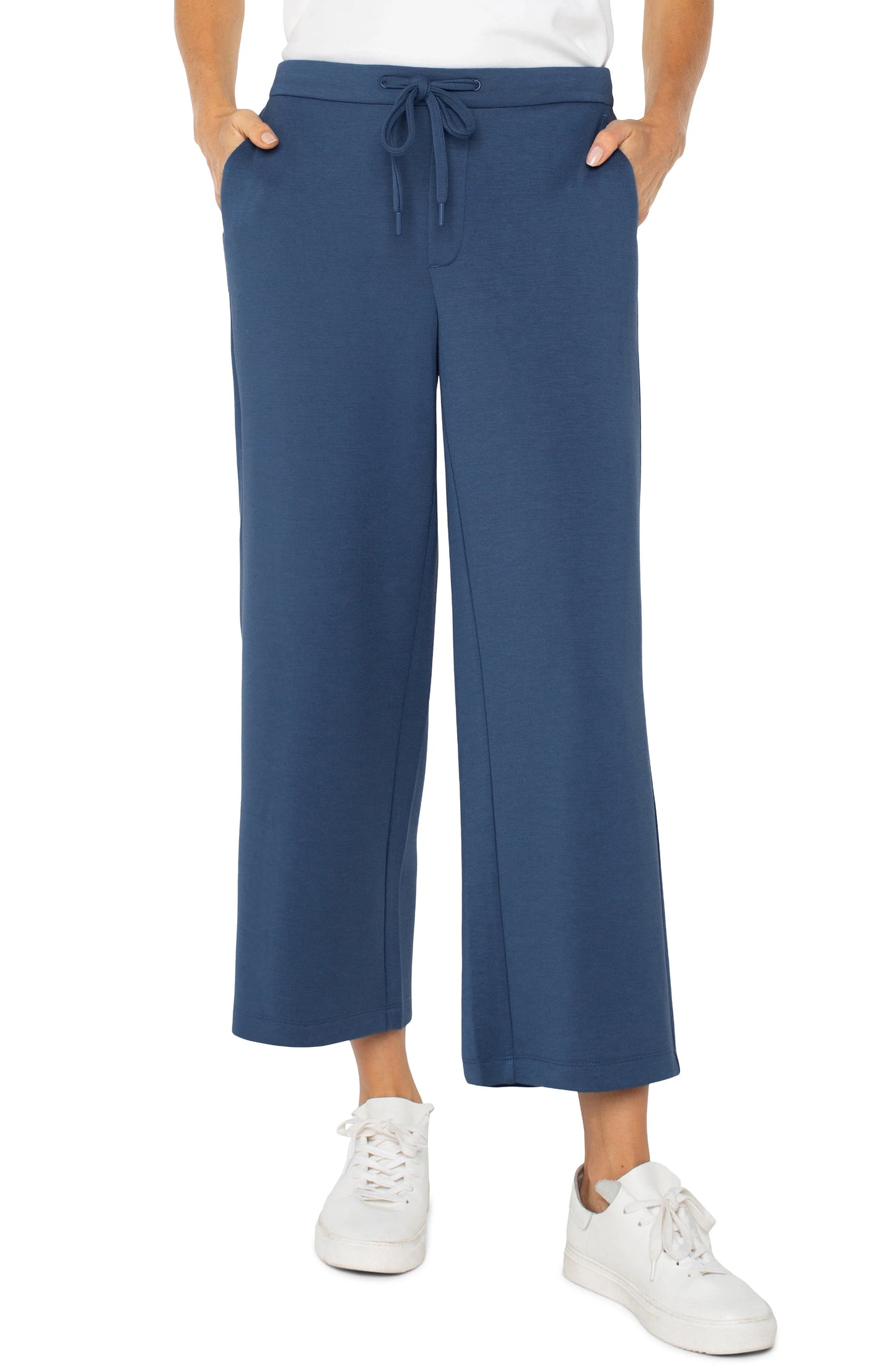 PULL ON WIDE LEG CROP TROUSER LM4582C9