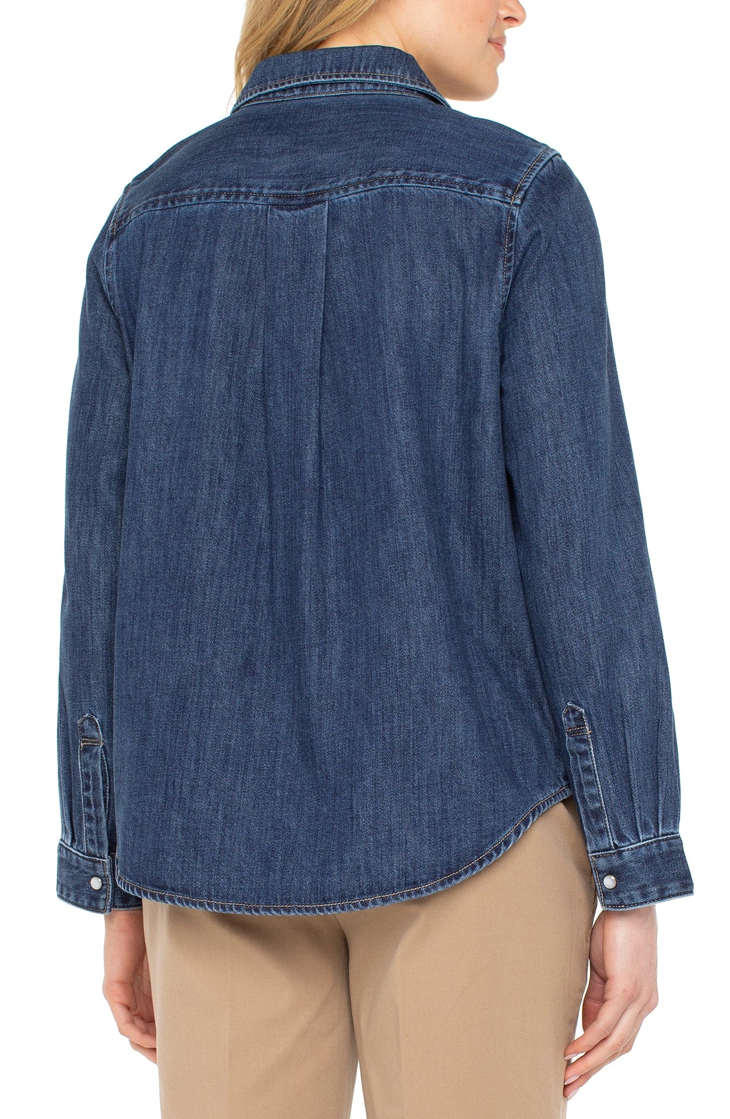 DENIM SHIRT WITH POCKET LM8H17RZA