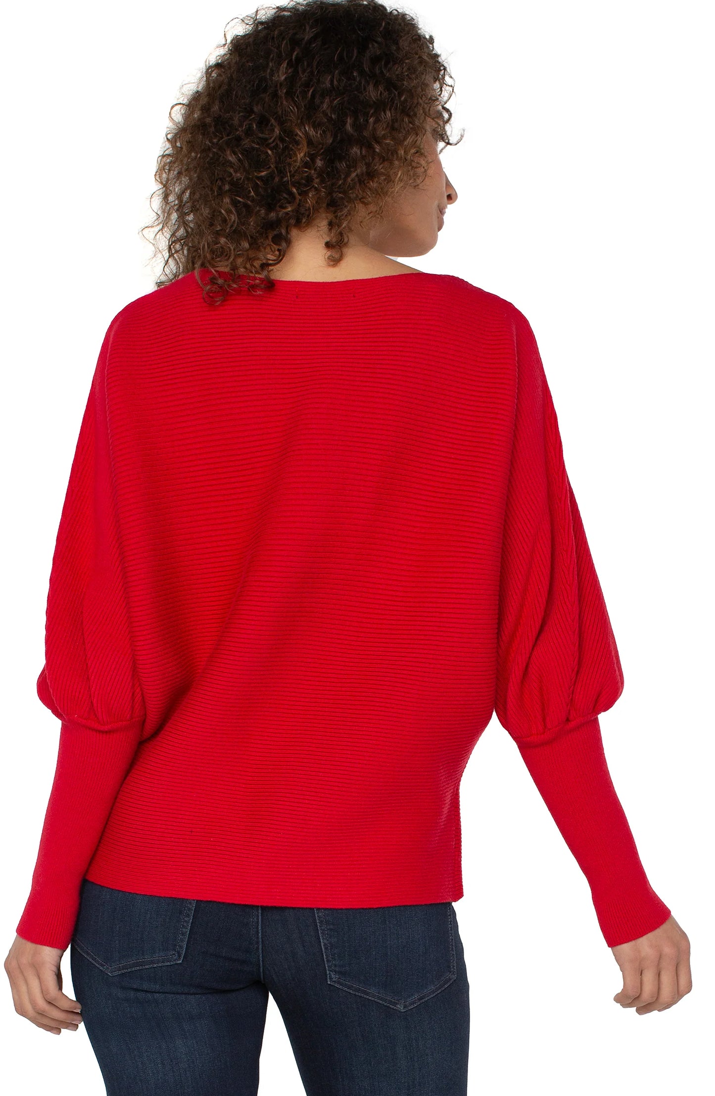 BOAT NECK DOLMAN SWEATER LM8H68SR11