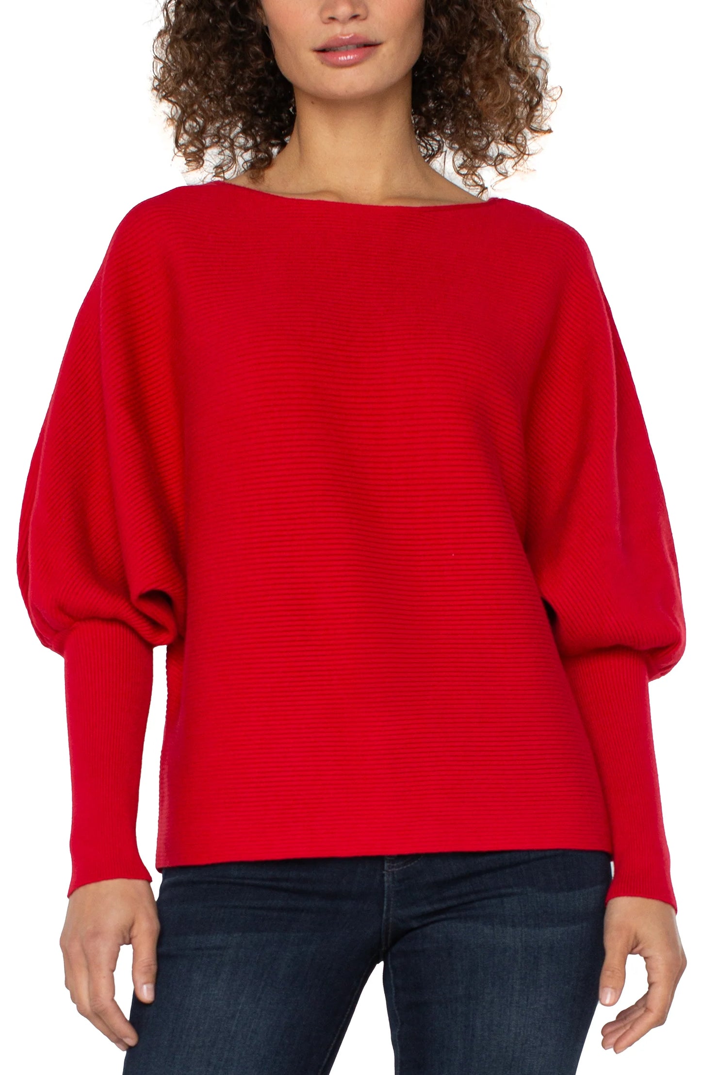 BOAT NECK DOLMAN SWEATER LM8H68SR11