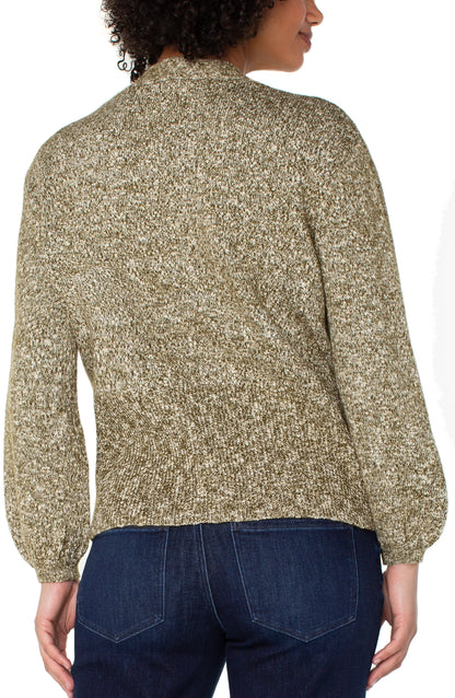 BUTTON FRONT CARDIGAN SWEATER LM8H84SR03