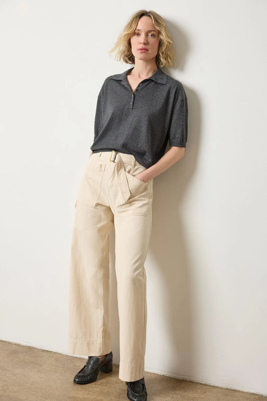 DROP SHOULDER POLO NECK PA3033