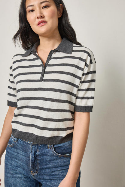DROP SHOULDER POLO NECK PA3033