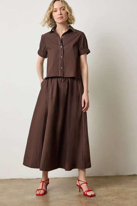 ELASTIC CUFF BUTTON DOWN PA3088