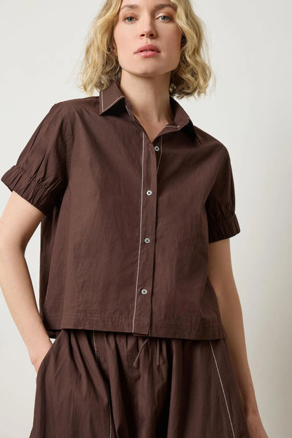 ELASTIC CUFF BUTTON DOWN PA3088