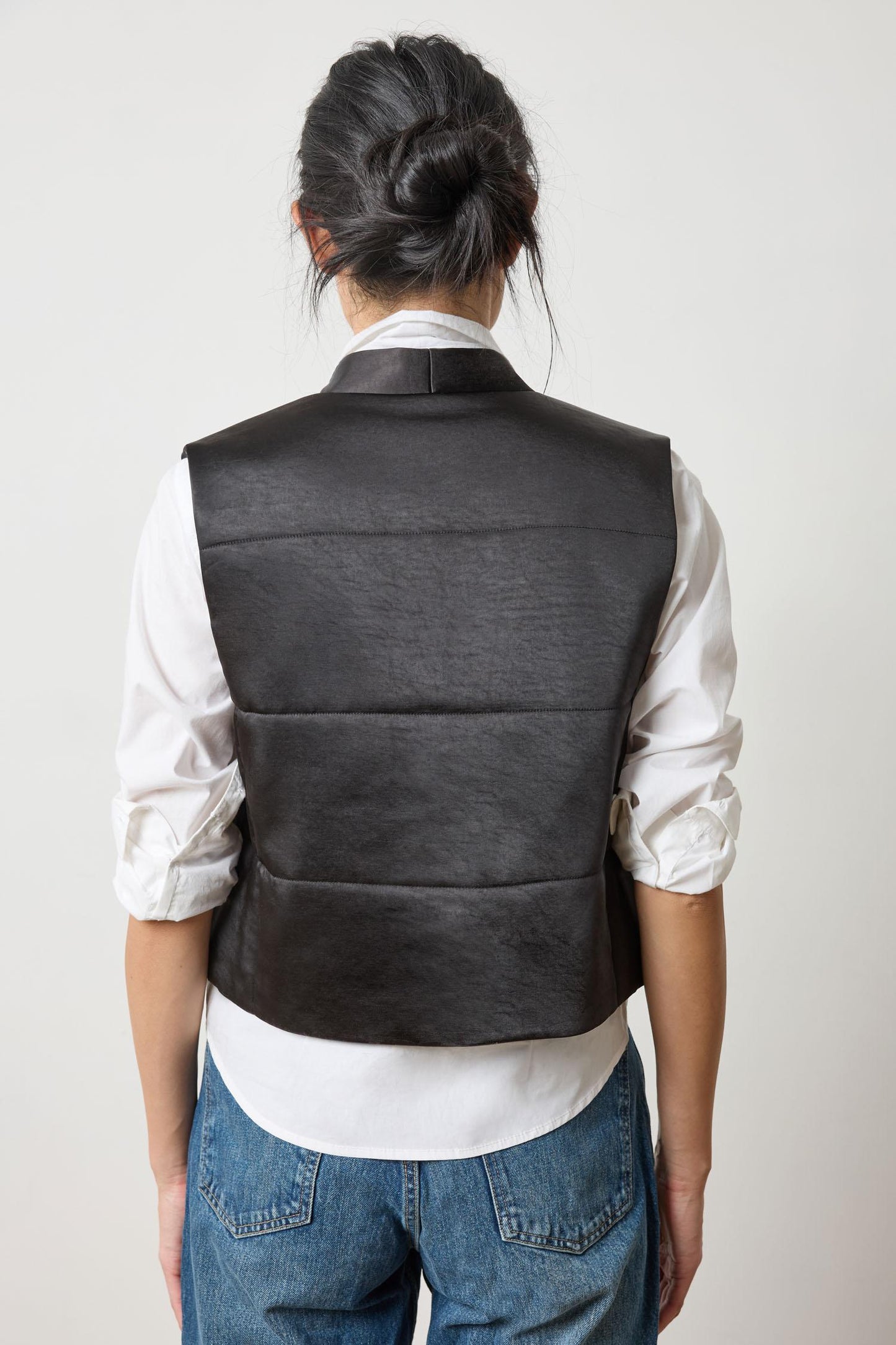 SATIN QUILTED VEST PA3098