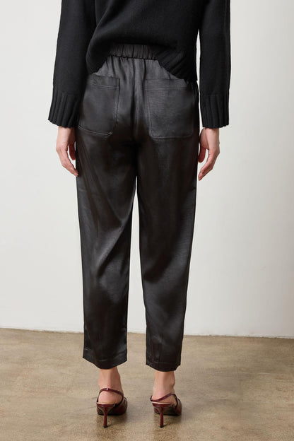 SATIN FLY FRONT PANT PA3101