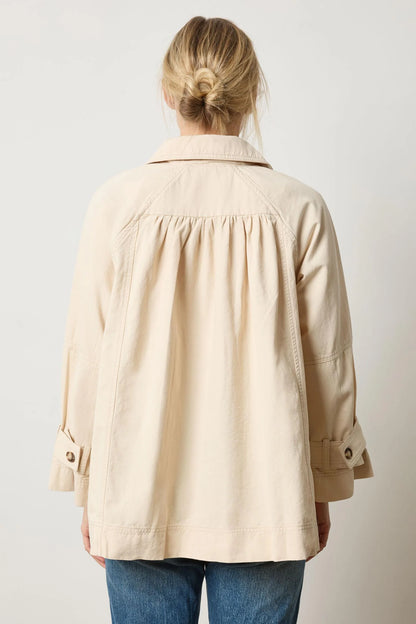 COLLARED TWILL JACKET PA3121