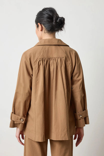 COLLARED TWILL JACKET PA3121