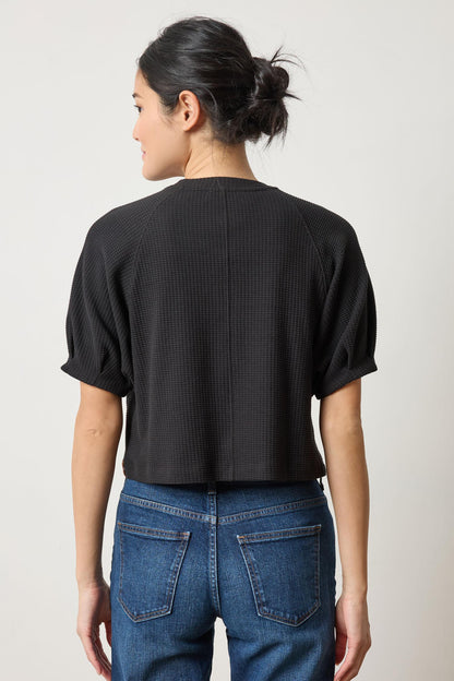 PLEATED SLEEVE TOP PA3136