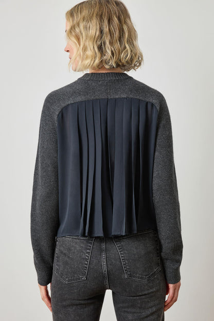 PLEATED BACK RAGLAN SWEATER PA3203