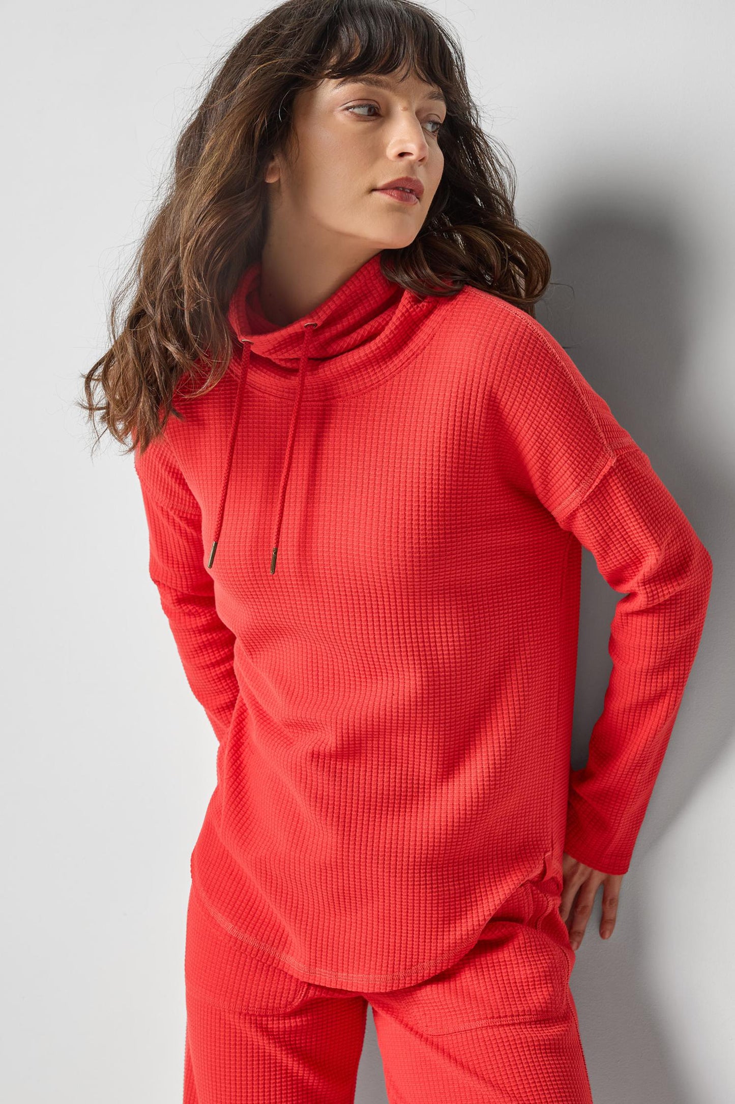 ROUNDED HEM MOCK NECK PA3225