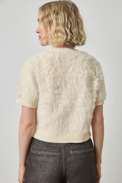 SHORT SLEEVE BRUSHED CREWNECK PA3244