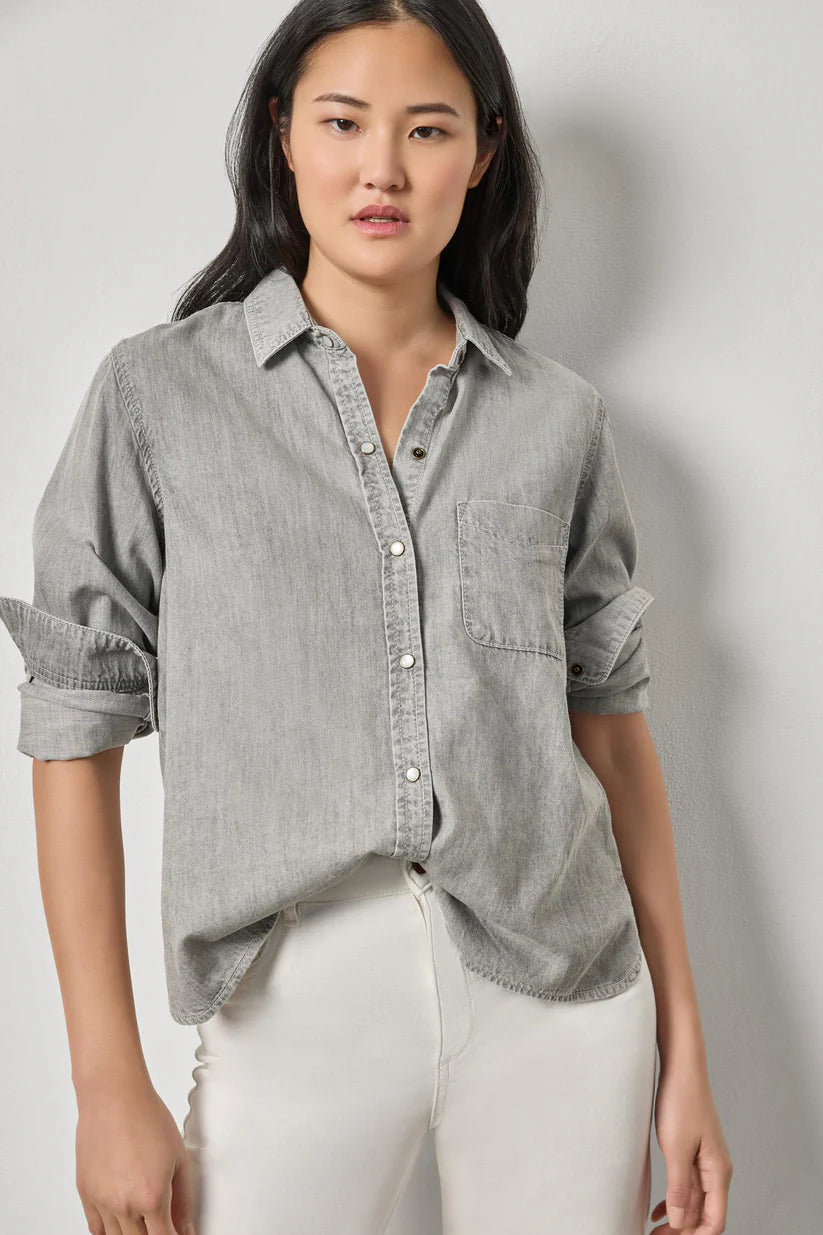 DENIM BUTTON DOWN PA3258
