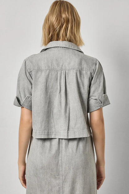 DENIM CUFF SHIRT PA3260