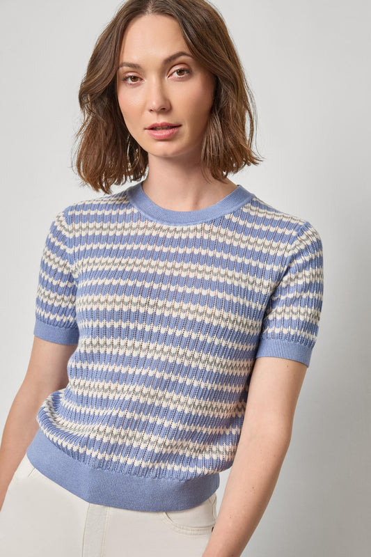 NOVELTY STRIPE CREWNECK  PA3281