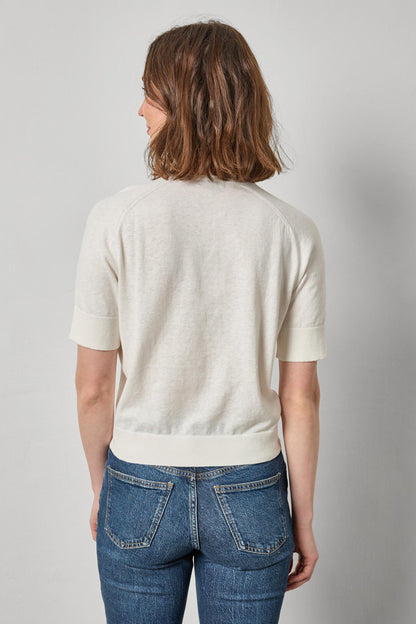 V NECK SADDLE SLEEVE SWEATER PA3287