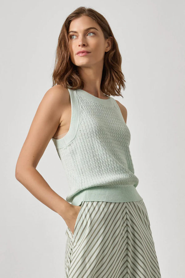 MINI CABLE KNIT TANK PA3294 – Hersh's Boutique MINI CABLE KNIT TANK PA3294 – Hersh's Boutique