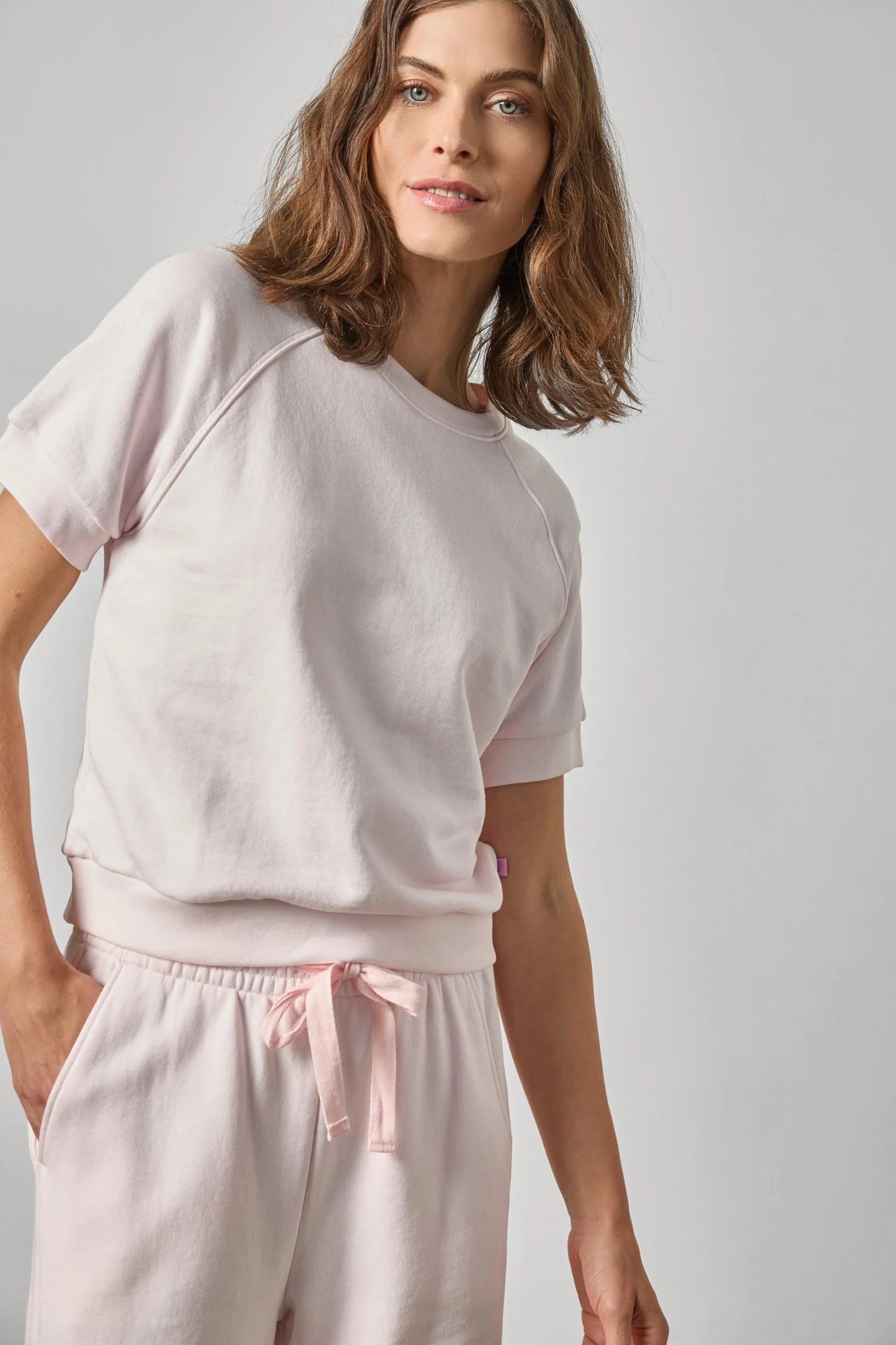 SHORT SLEEVE TERRY SWEATSHIRT PA3298