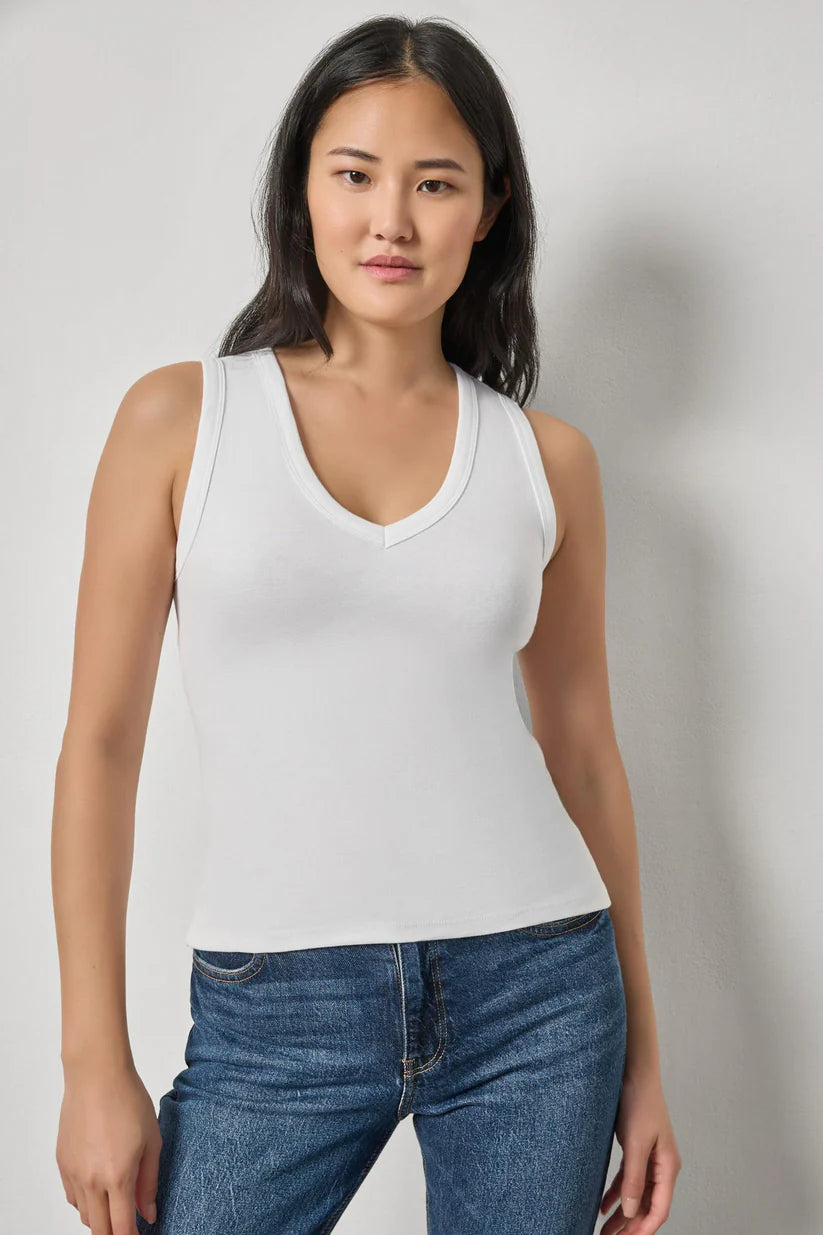 V NECK TANK TOP PA3324