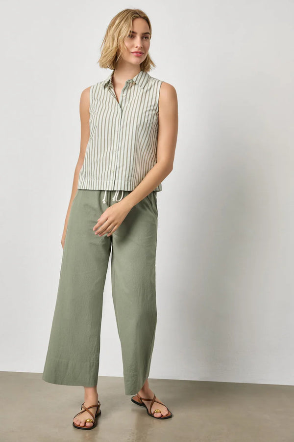 STRIPE SLEEVELESS SHIRT PA3385
