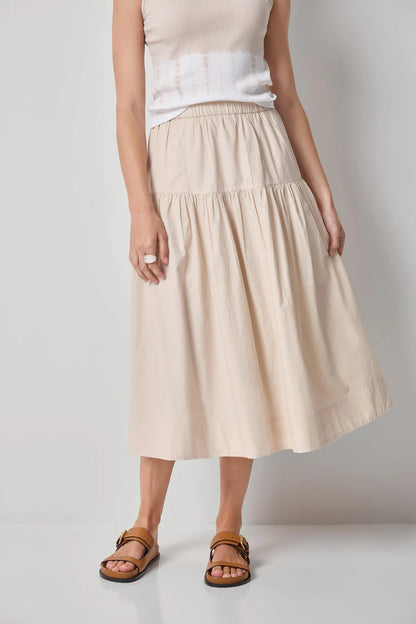 POPLIN YOKE SKIRT PA3410