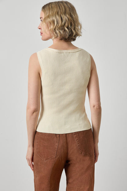 SLEEVELESS RIB TOP PA3492