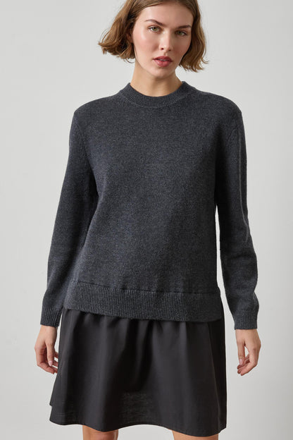 SHORT COMBO SWEATER DRESS PA3595