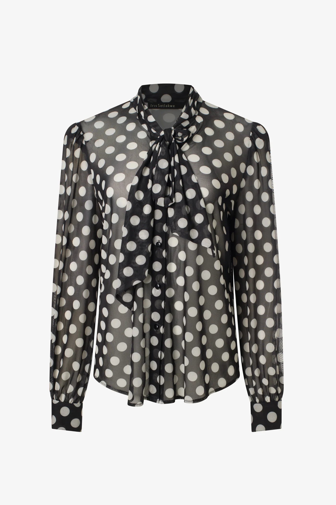 POLKA DOT MESH BLOUSE PM1577