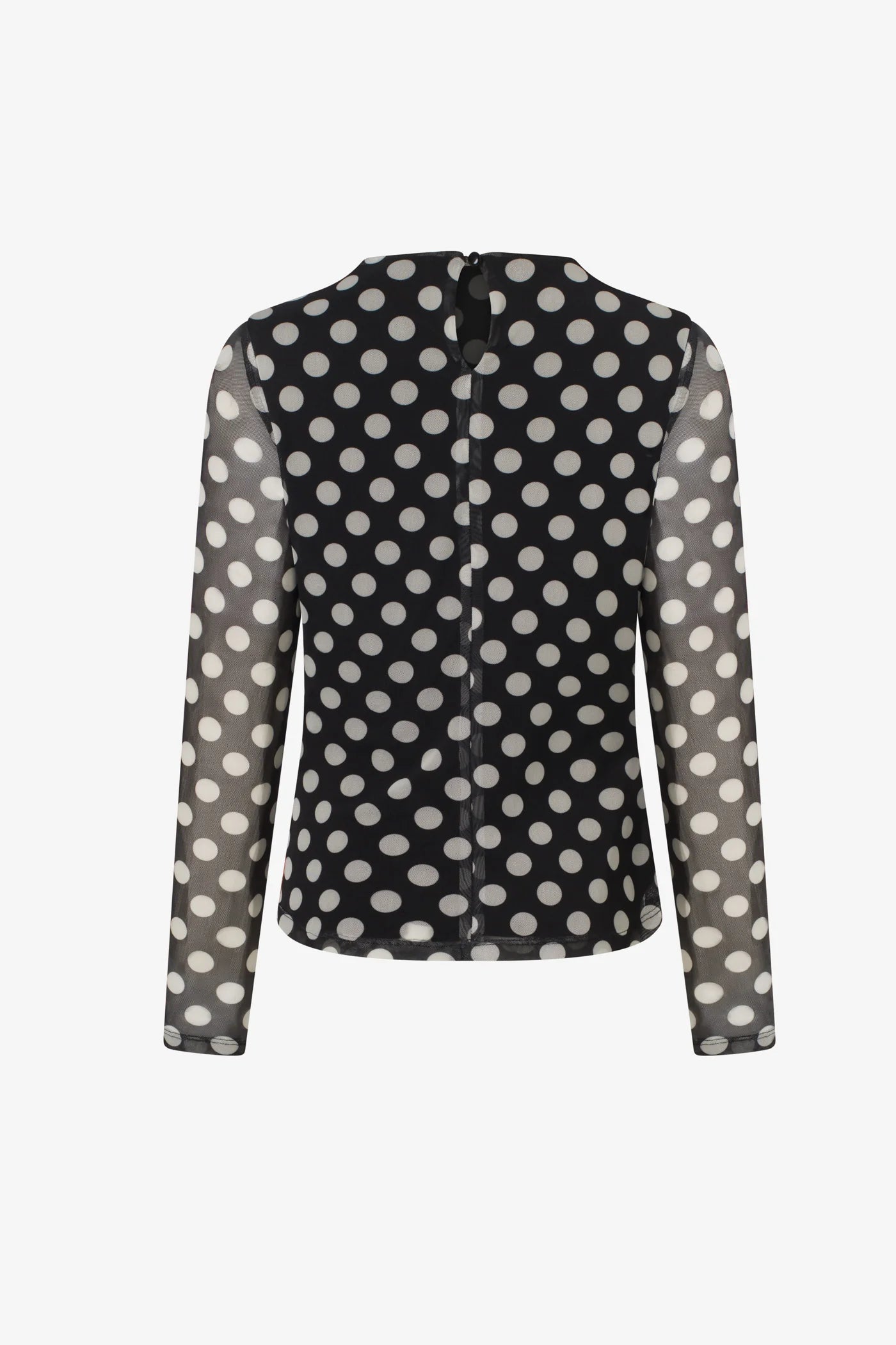 POLKA DOT LONG SLEEVE TOP PM2014