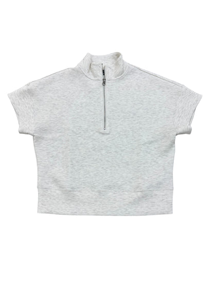 QUARTER ZIP TOP  W/ EXTENDED SLEEVE 61234