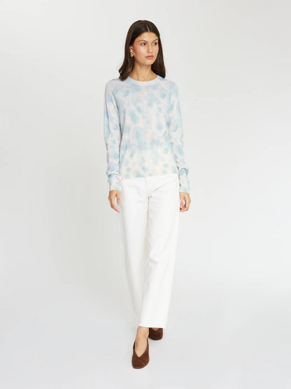 WATERCOLOR FLORAL CREW R14406