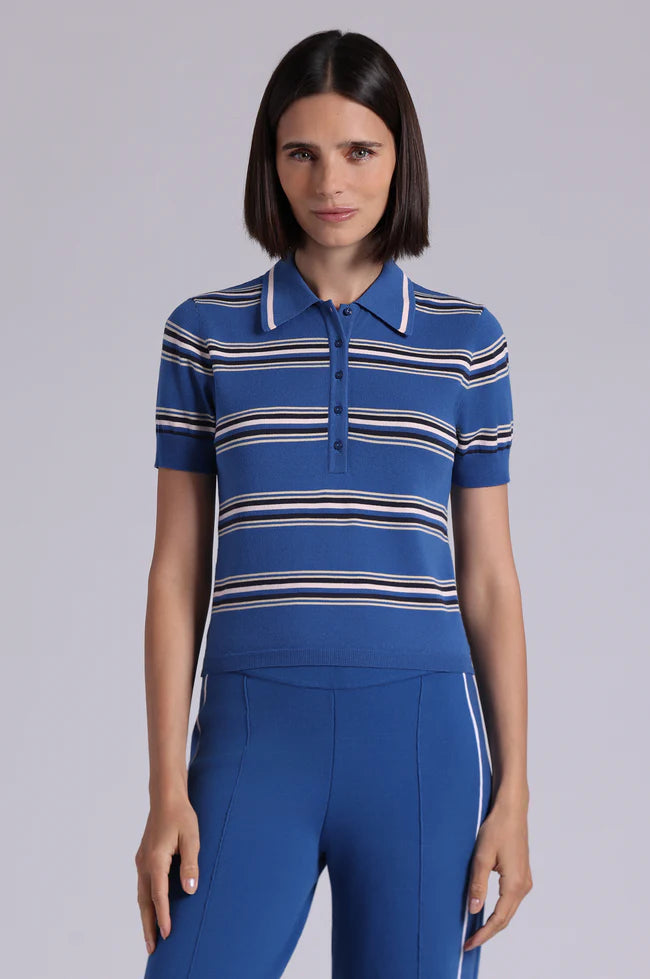 STRIPED POLO W/ TIPPING  9734
