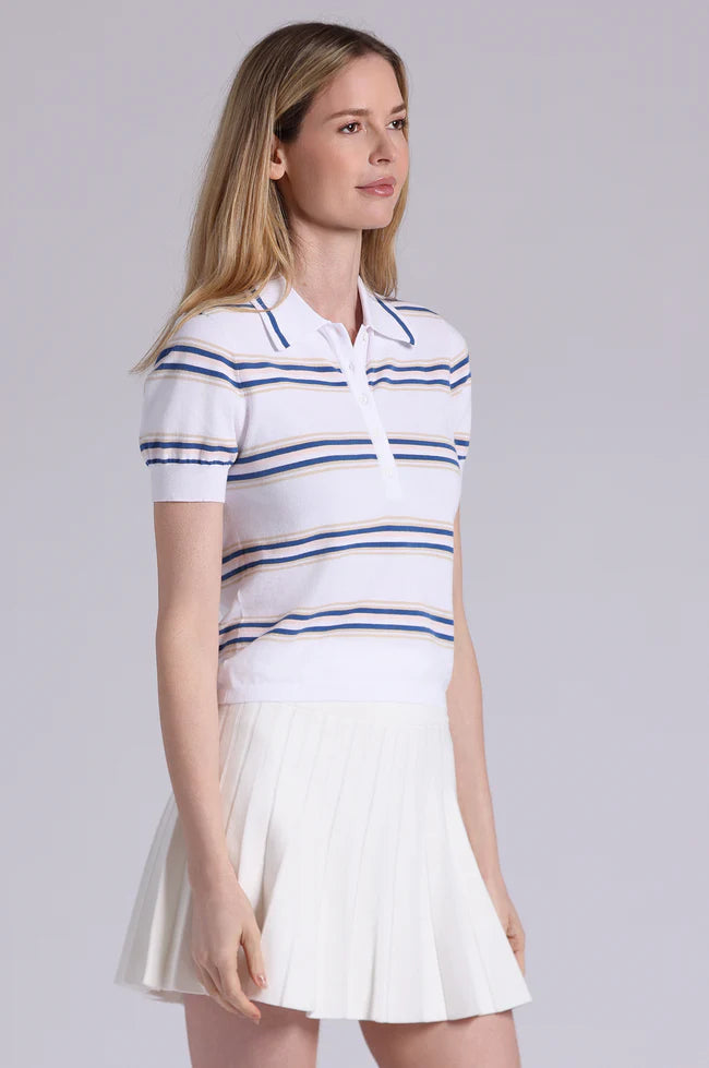 STRIPED POLO W/ TIPPING  9734