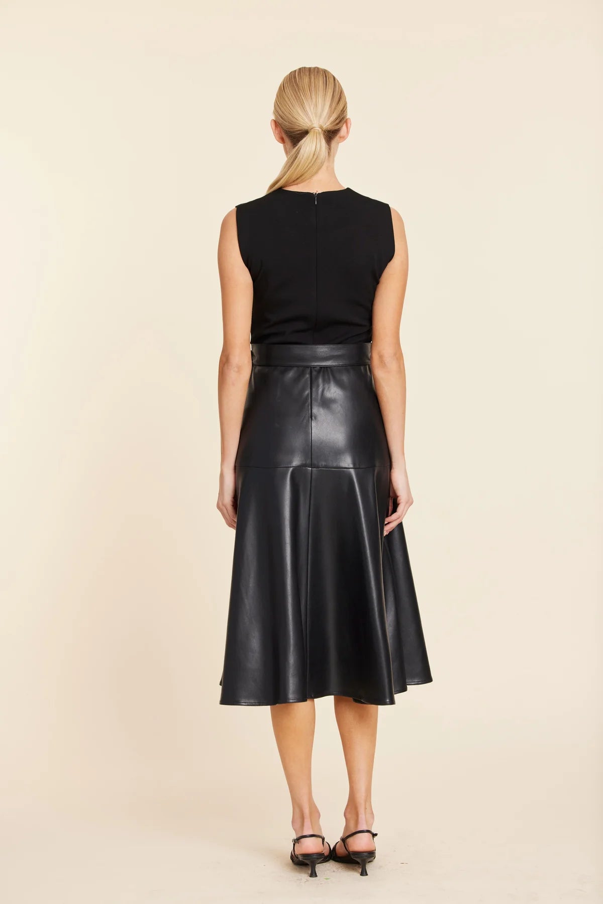 FULL CIRCLE SKIRT MIDI DRESS 409