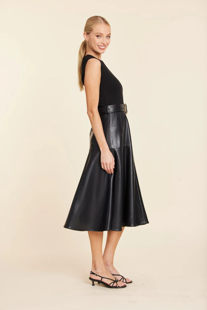 FULL CIRCLE SKIRT MIDI DRESS 409