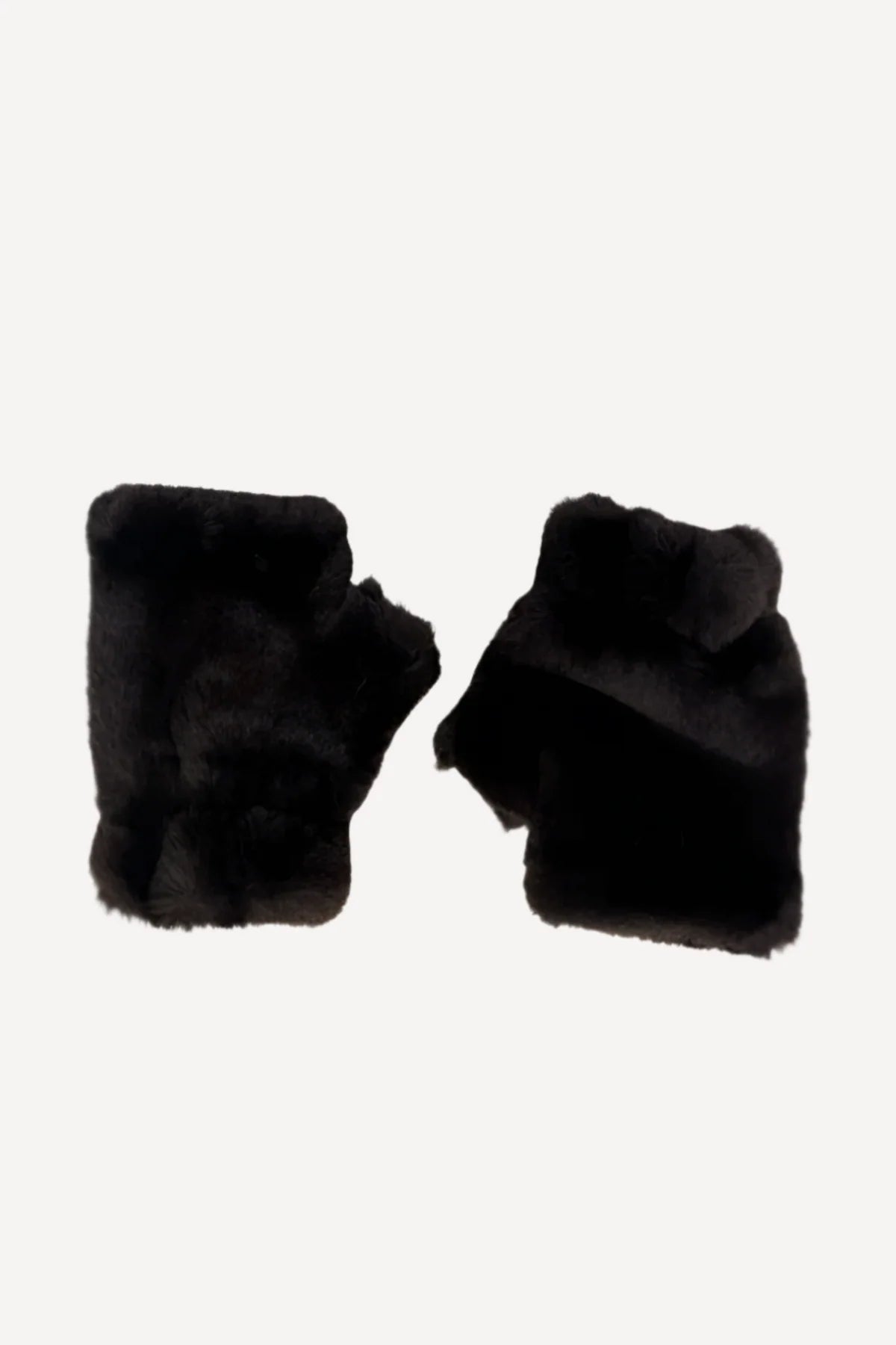 FINGERLESS FUR GLOVES