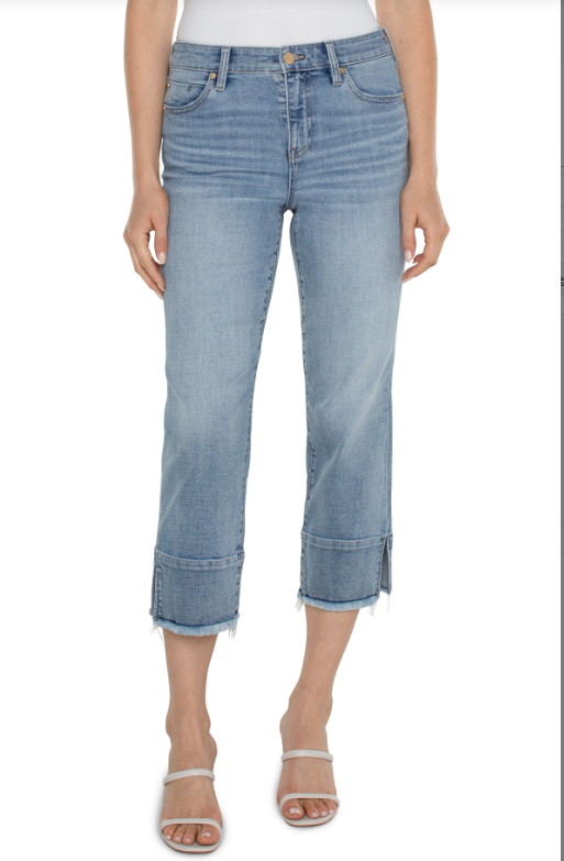 LIV NON SKINNY W / DOUBLE FRAY HEM LM7860CH1