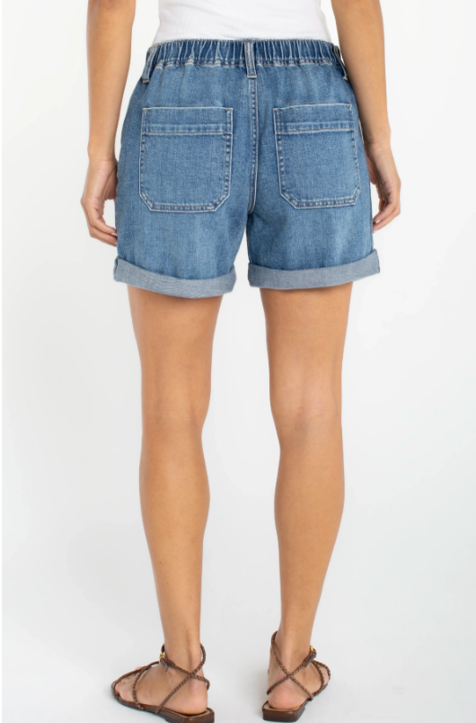 ELASTIC BACK ROLL CUFF SHORT LM9394VX